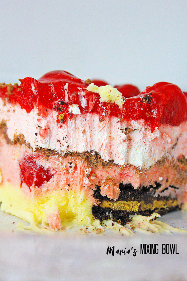 You will love this delicious Oreo cherry Icebox Cake