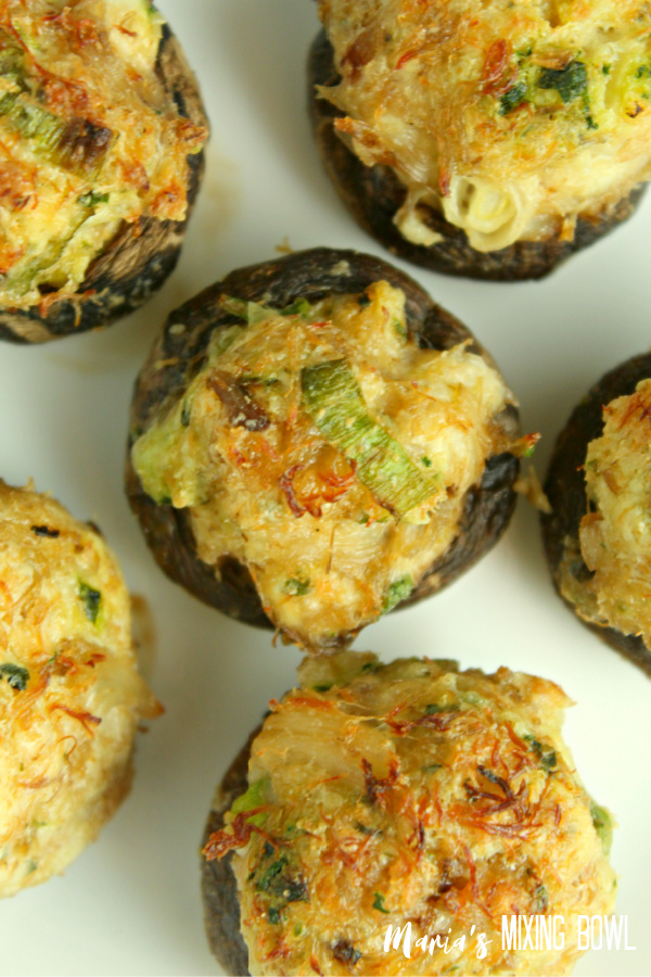 Creamy Crab Stuffed Mushrooms