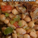 a bowl of spicy pinto beans