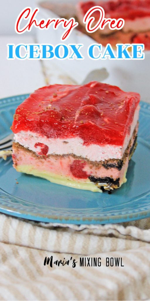 Cherry Oreo Icebox Cake
