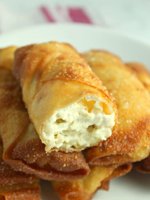 CRAB RANGOON EGG ROLLS