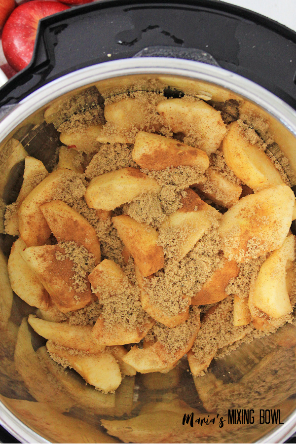 apples with cinnamon in the instant pot