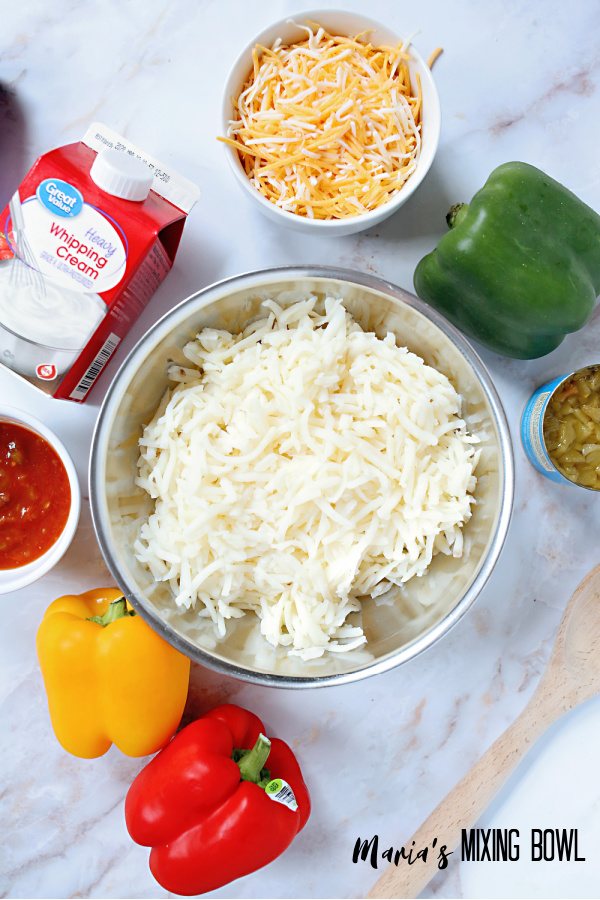 ingredients for hash brown skillet