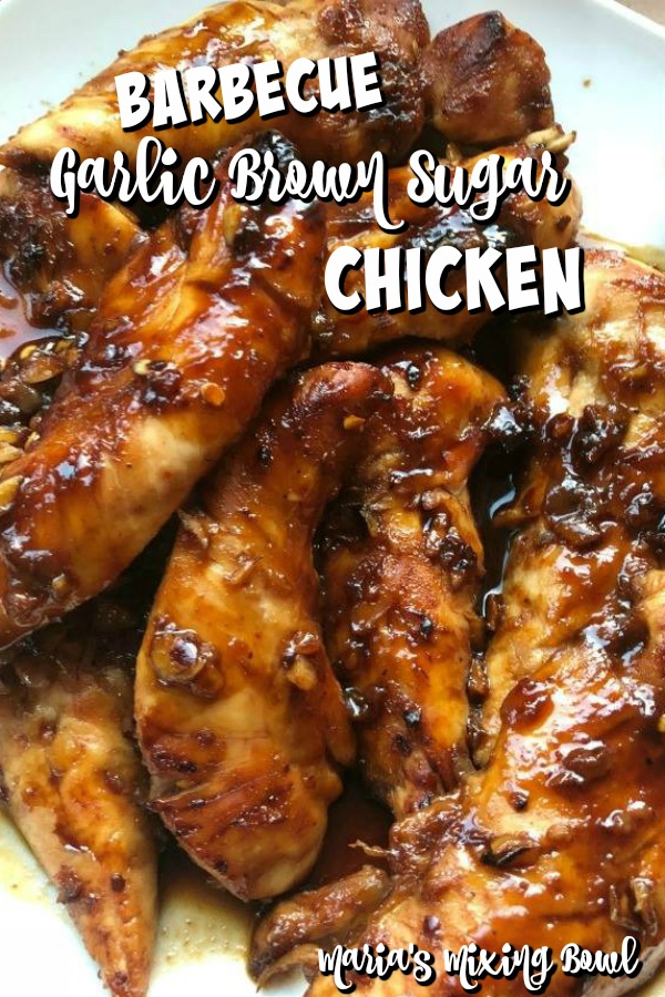 Glazed Chicken on a white plate