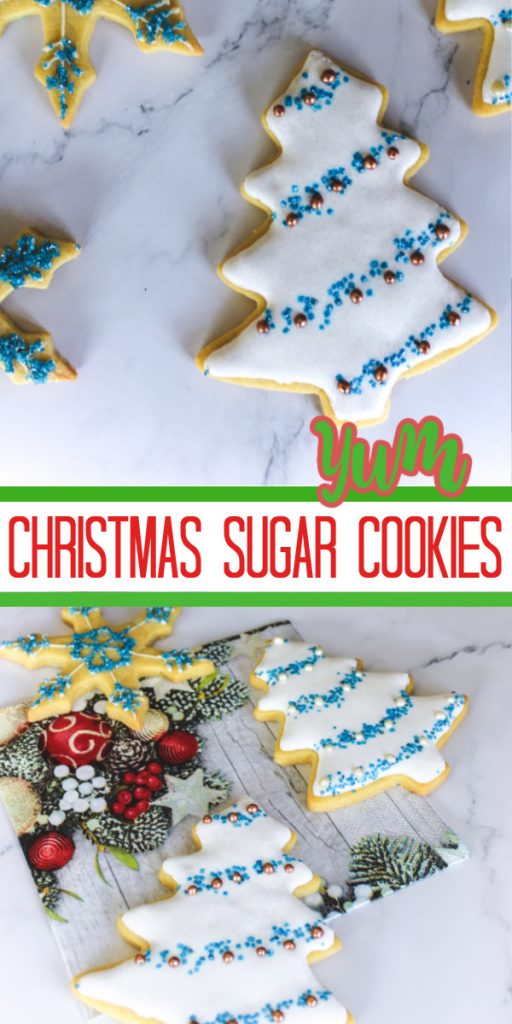 decorative cookies on a marble background
