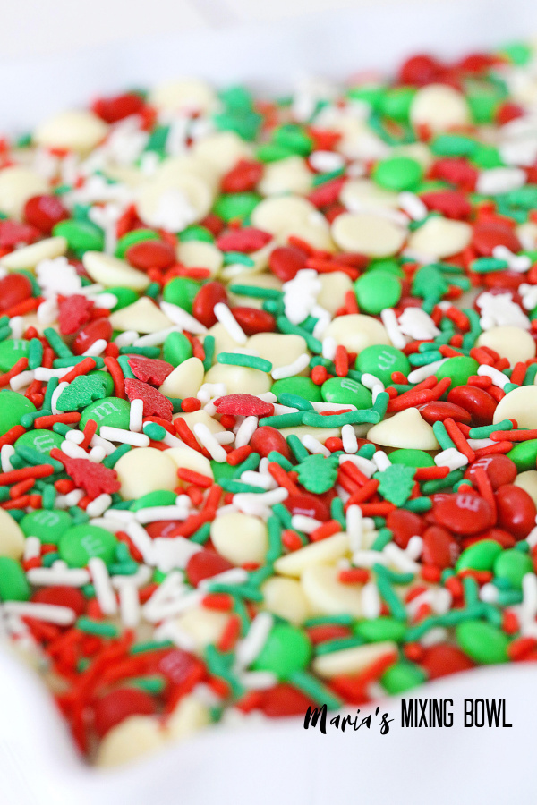 colorful fudge for the holidays