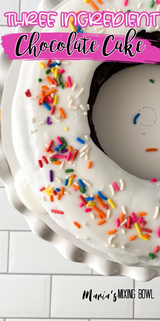 cake with sprinkles on white plate