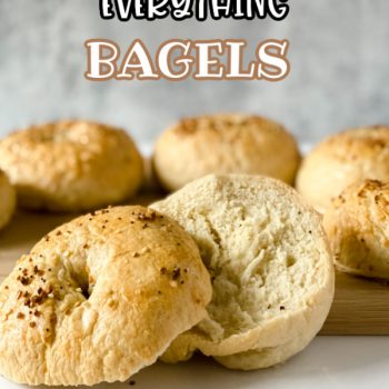 Homemade Bagel Recipe with Everything Seasoning