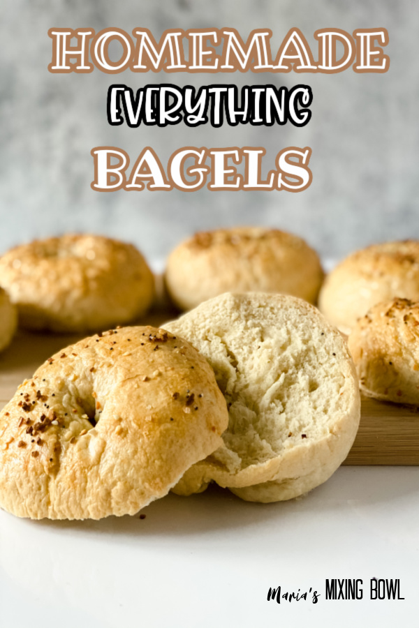 Homemade Bagel Recipe with Everything Seasoning