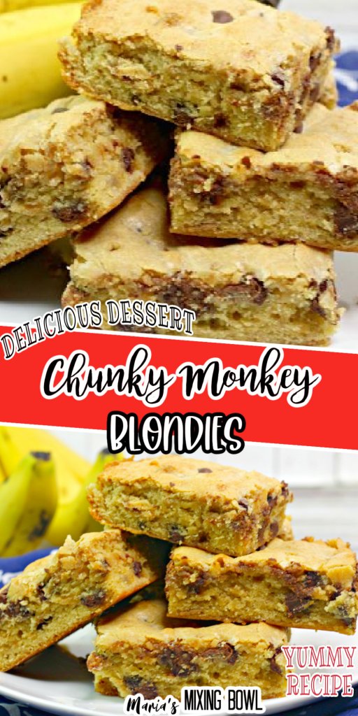 Chunky Monkey Blondie Bars