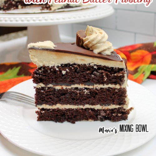 Chocolate Cake With Peanut Butter Frosting Maria S Mixing Bowl