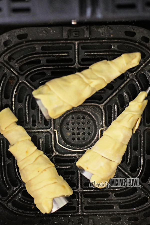 Halloween horns in air fryer