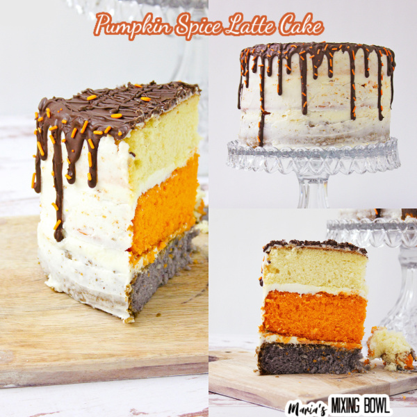 Slice of cake, cake on a stand