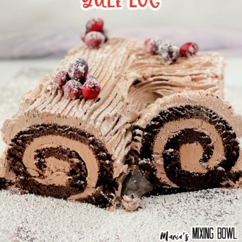 Glad I made these Yule log cakes before my oven broke in time for