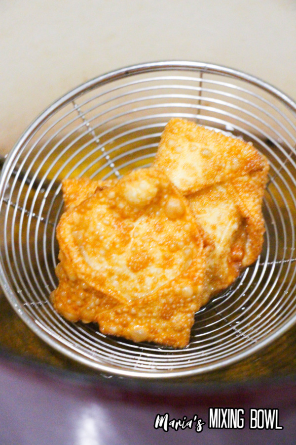fried creamy crab wontons
