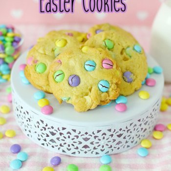 M&M Easter Cookies