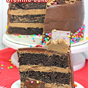 Chocolate Cosmic Brownie Cake