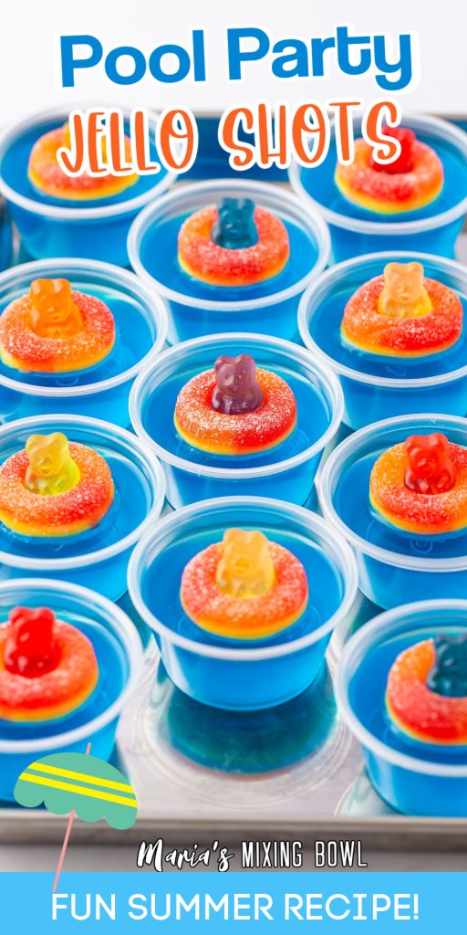 Pool Party Jello Shots - Maria's Mixing Bowl