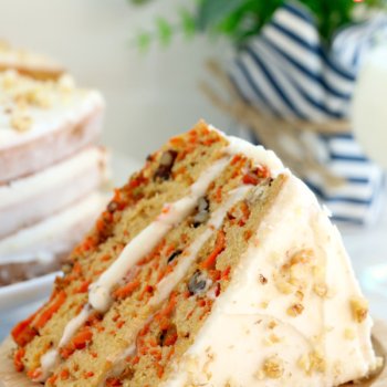 Triple Layer Carrot Cake with Cream Cheese Frosting