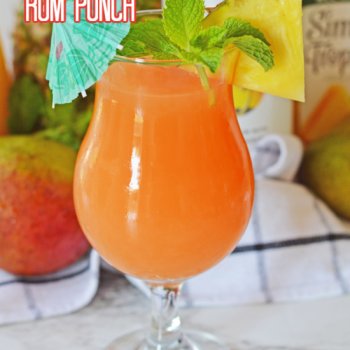 Pineapple Rum Punch with Mango