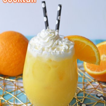 Orange Creamsicle Alcoholic Drink