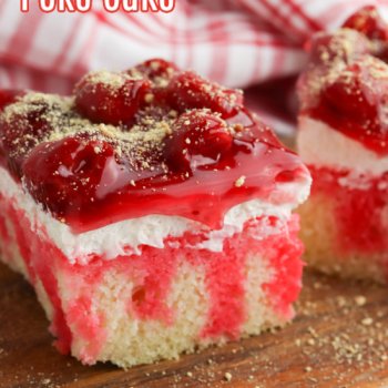 Cherry Cheesecake Poke Cake