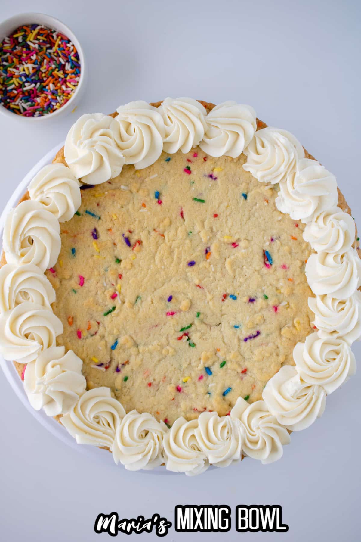 Funfetti Cookie Cake Maria's Mixing Bowl