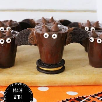 Halloween Pudding Shots with Rum Chata