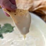 Skillet Queso Blanco pinterst image with text