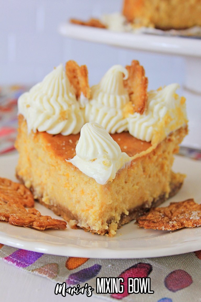 Sweet Potato Cheesecake - Maria's Mixing Bowl
