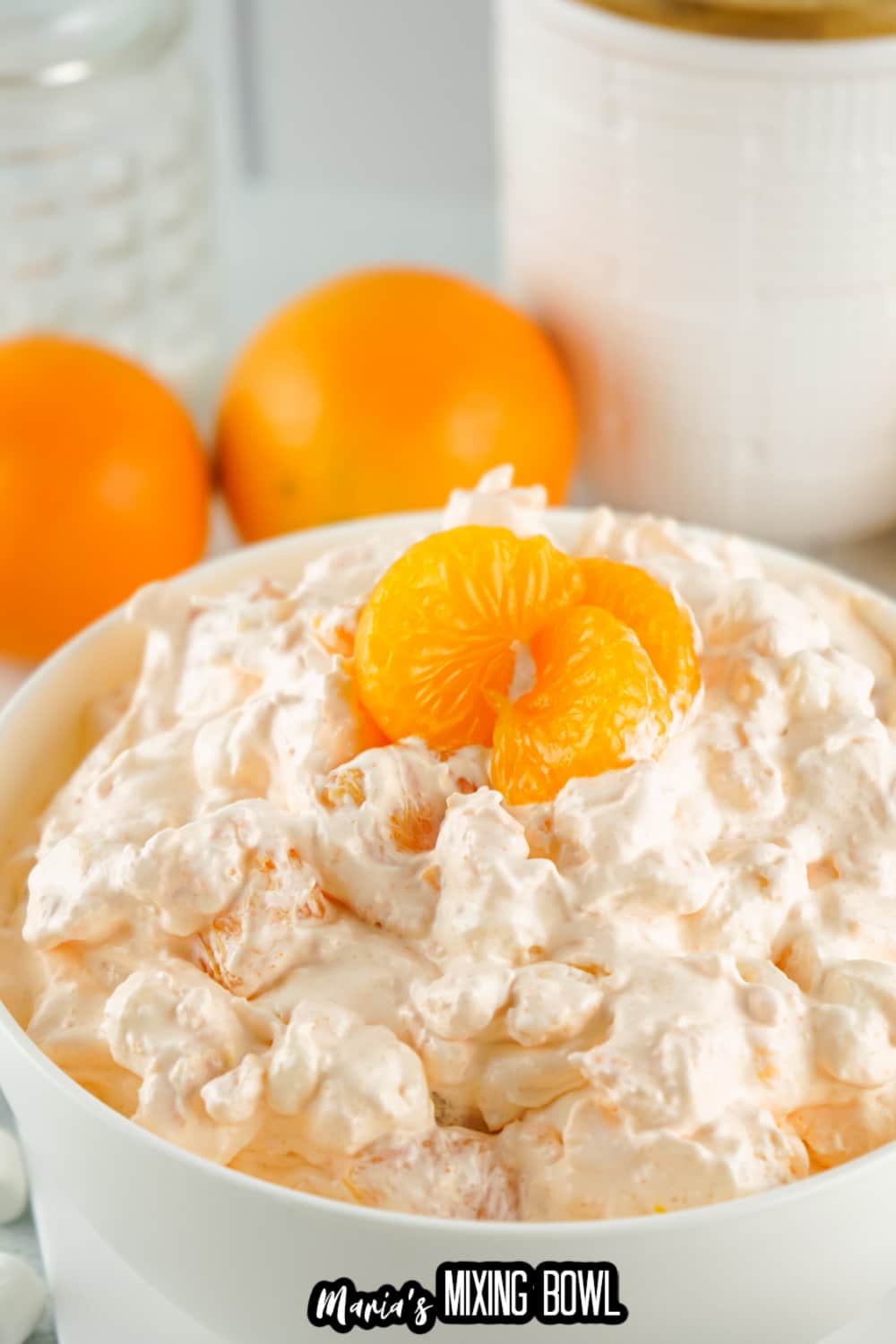 white bowl filled with orange fluff