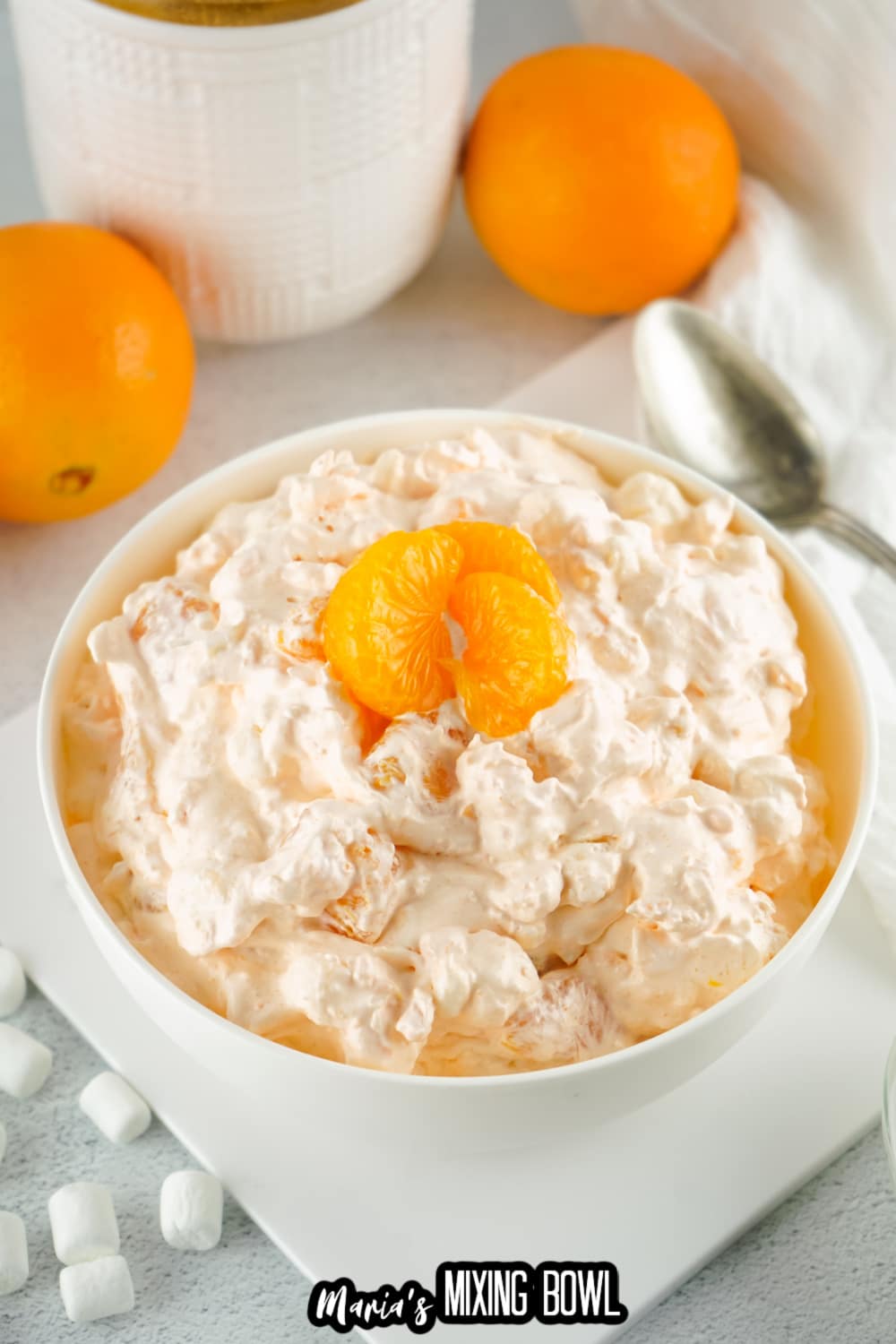 white bowl filled with orange fluff