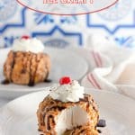 ball of fried ice cream on a white plate