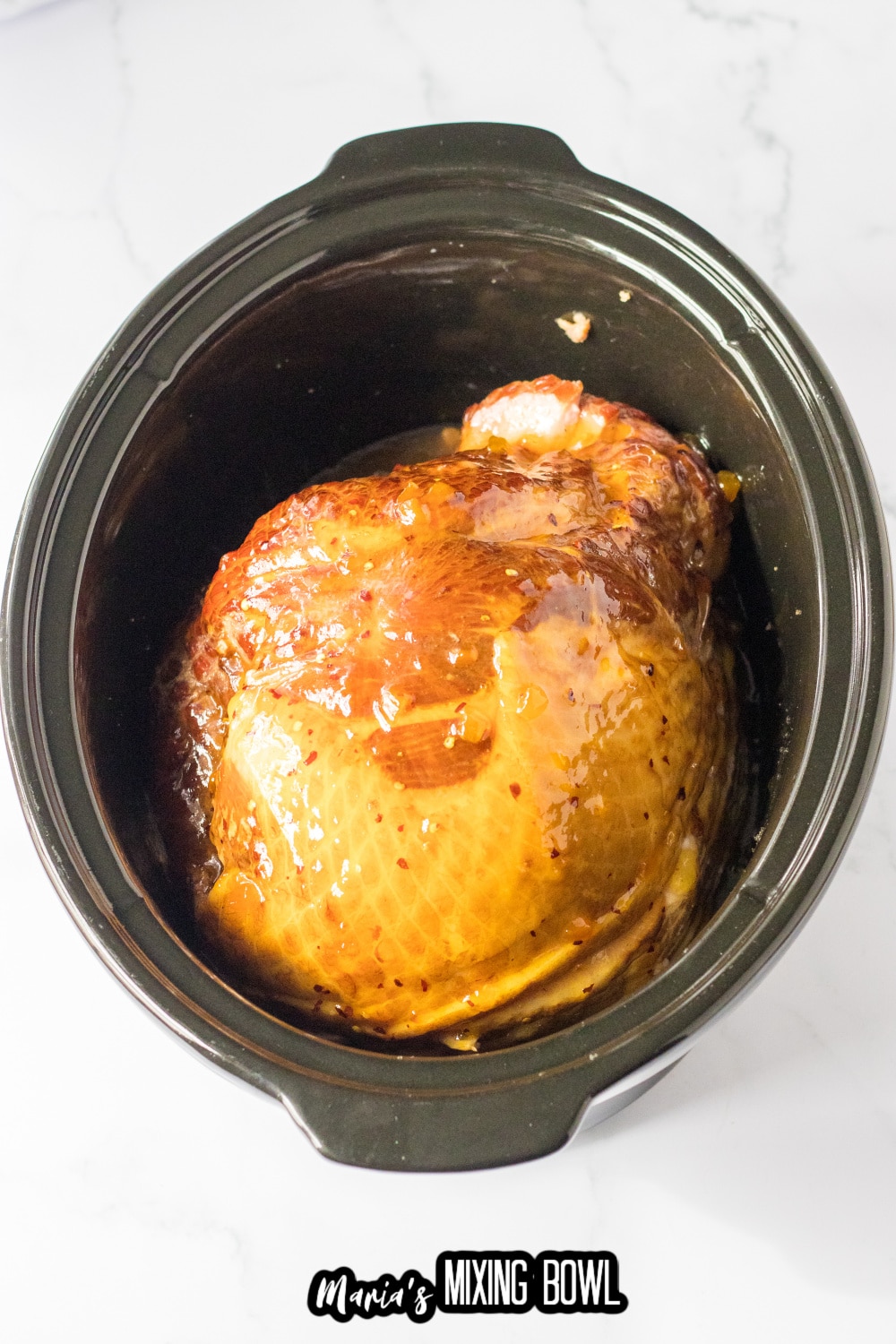 ham in a slow cooker liner