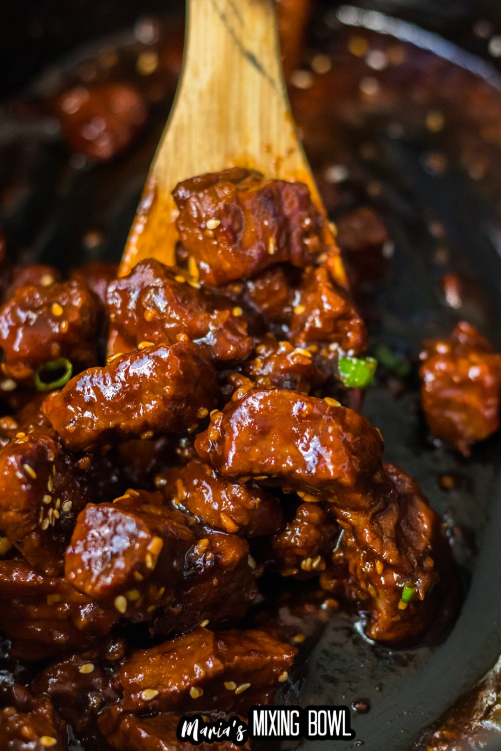 Slow Cooker Garlic Butter Steak Bites - Maria's Mixing Bowl