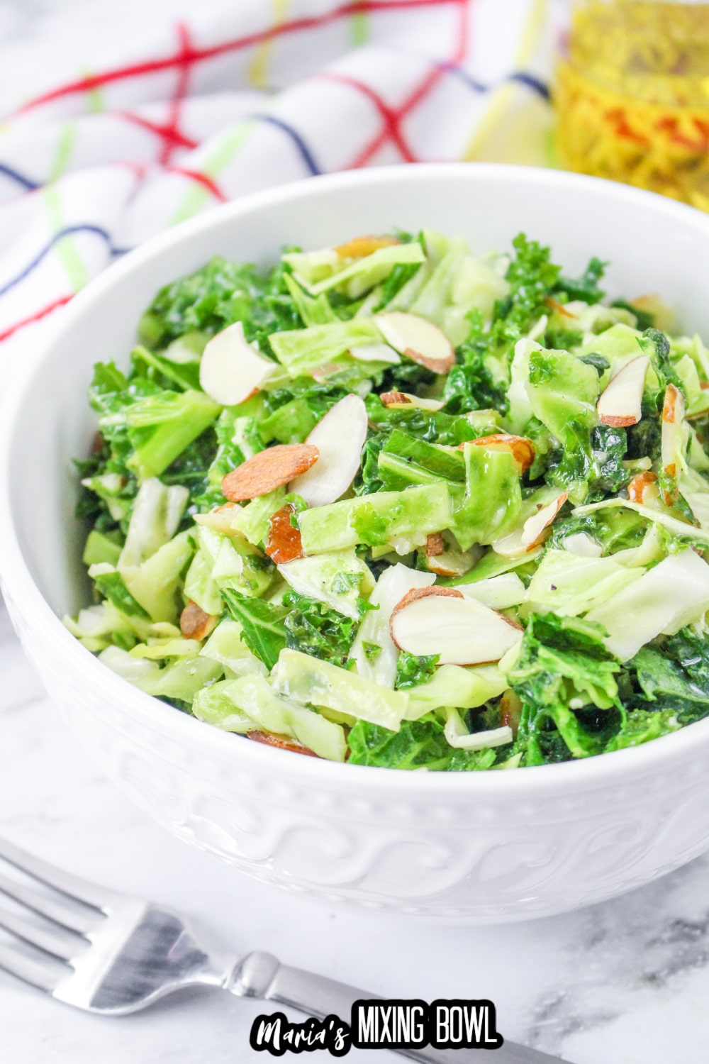 white bowl filled with chick-fil-a kale salad