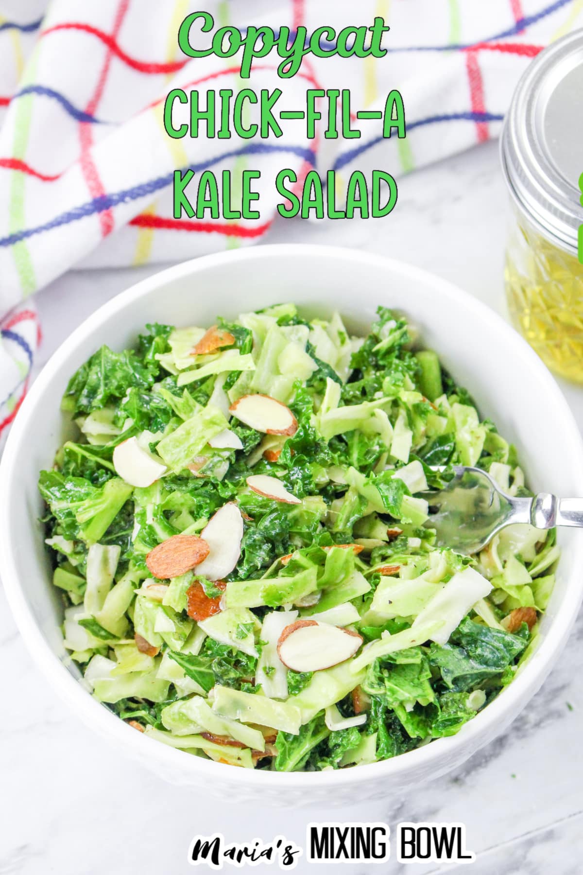 white bowl filled with chick-fil-a kale salad