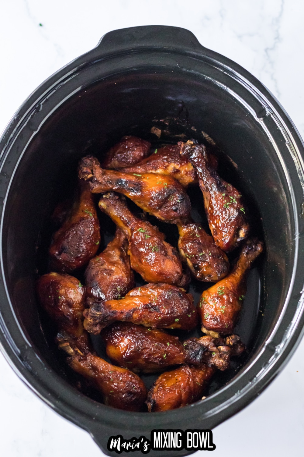 bbq drumsticks in the slow cooker