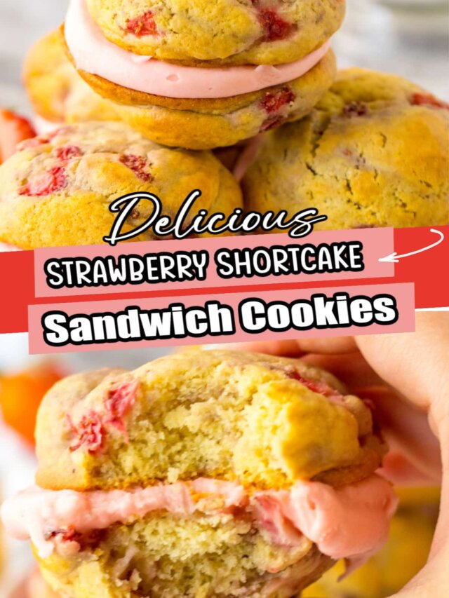 STRAWBERRY SHORTCAKE SANDWICH COOKIES
