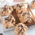 finished no bake avalanche cookies on a wooden cutting board
