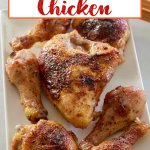 pieces of 3 ingredient brown sugar italian chicken on a plate.