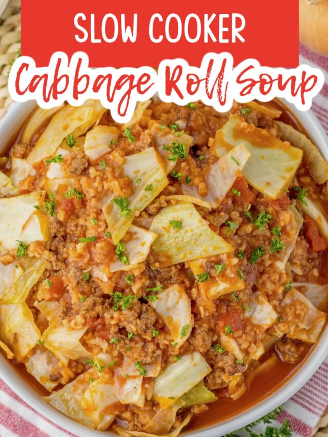SLOW COOKER UNSTUFFED CABBAGE ROLL SOUP Maria's Mixing Bowl