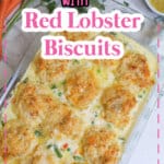 uncut seafood casserole in a baking dish.