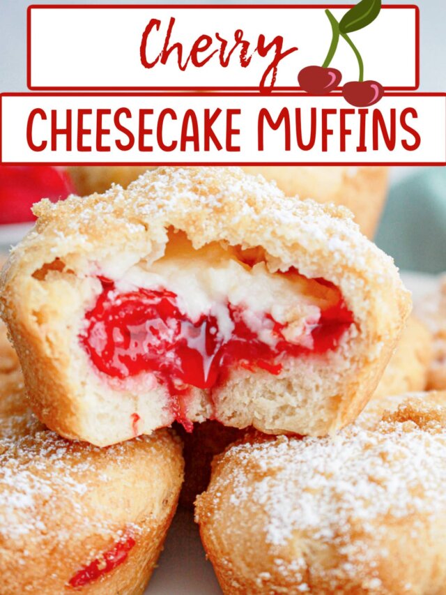 Cherry cheesecake muffins maria s mixing bowl