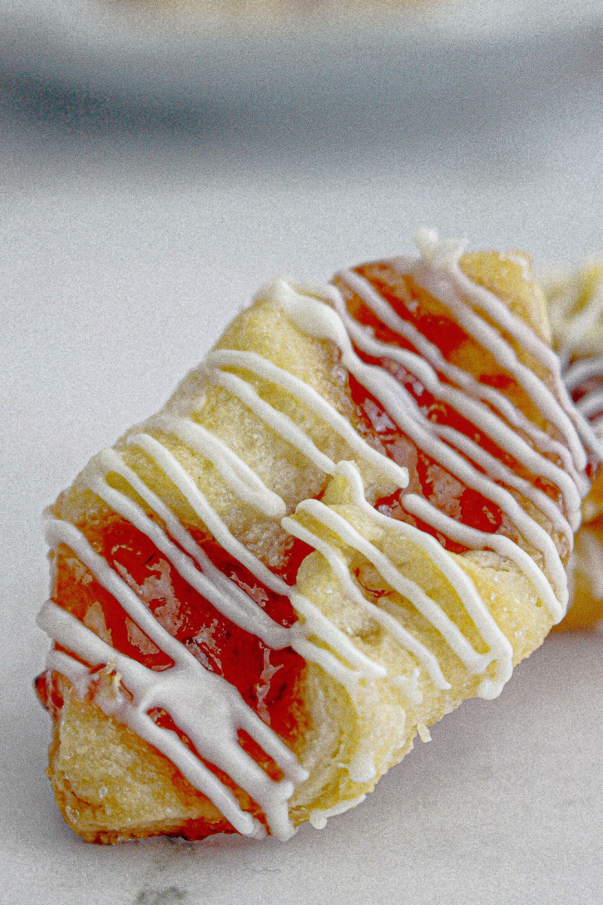 polish cookie on a counter.