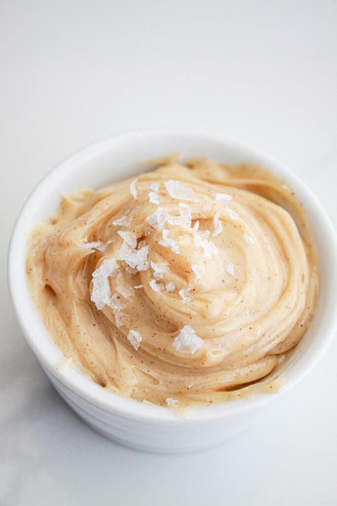 honey butter in a small ramakin.