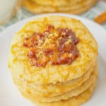 Cookies on small plate.