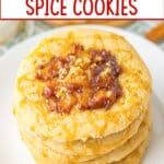 Cookies on small plate.