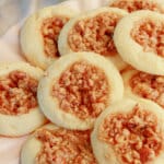 Pecan pie cookies on a serving platter.