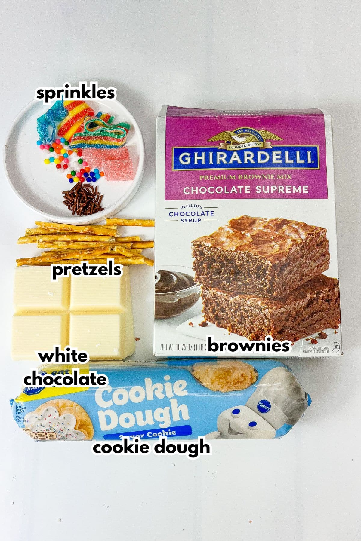 Ingredients on a counter.
